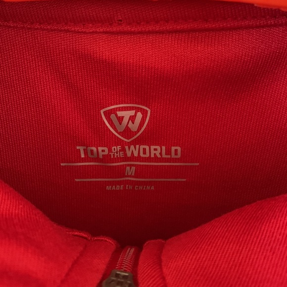 UNIVERSITY OF OKLAHOMA WOMEN'S PARTIAL ZIP UP JERSEY - MEDIUM - NEW - Picture 3 of 5